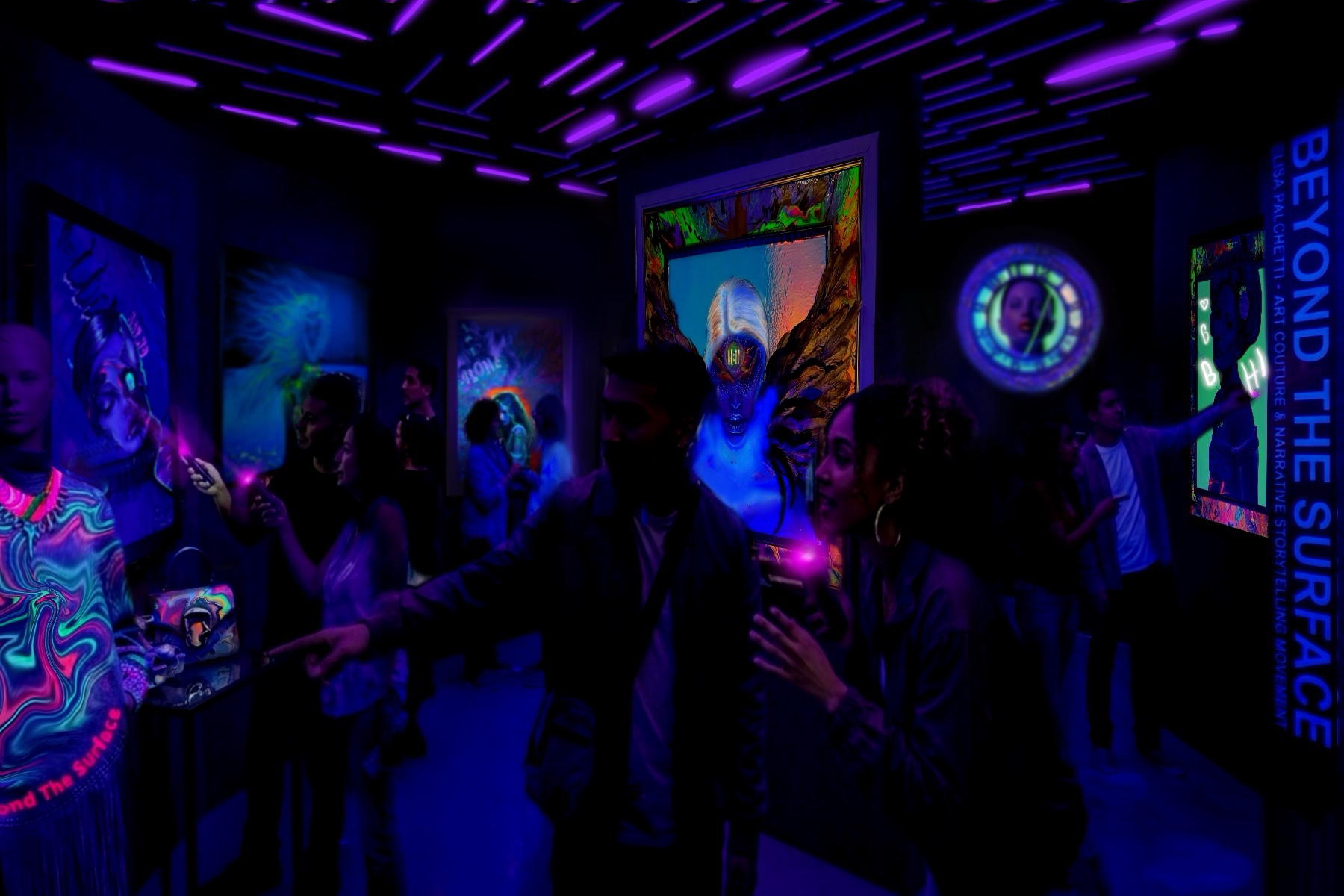 Beyond the Surface immersive exhibition
