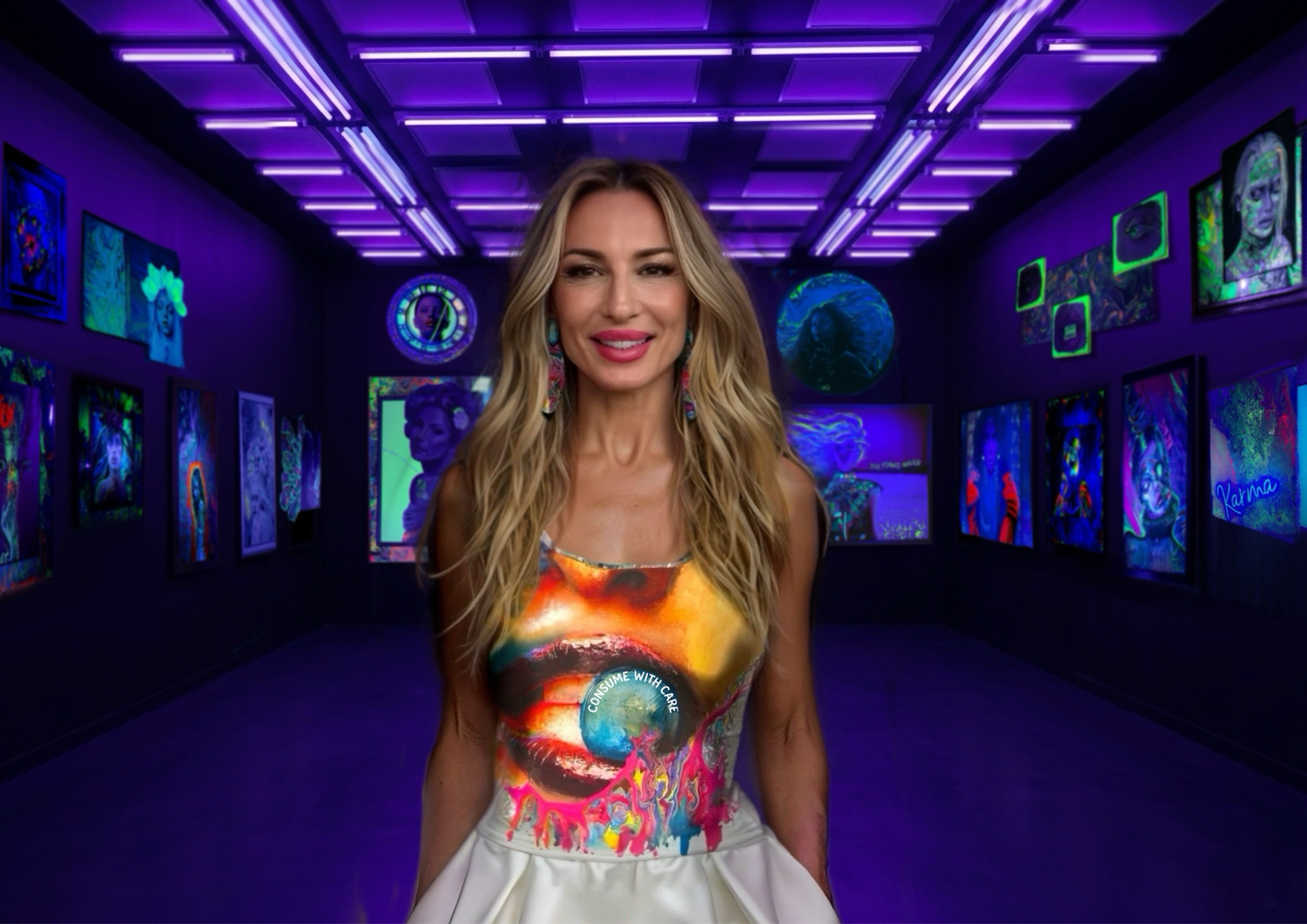 Elisa Palchetti in her UV gallery