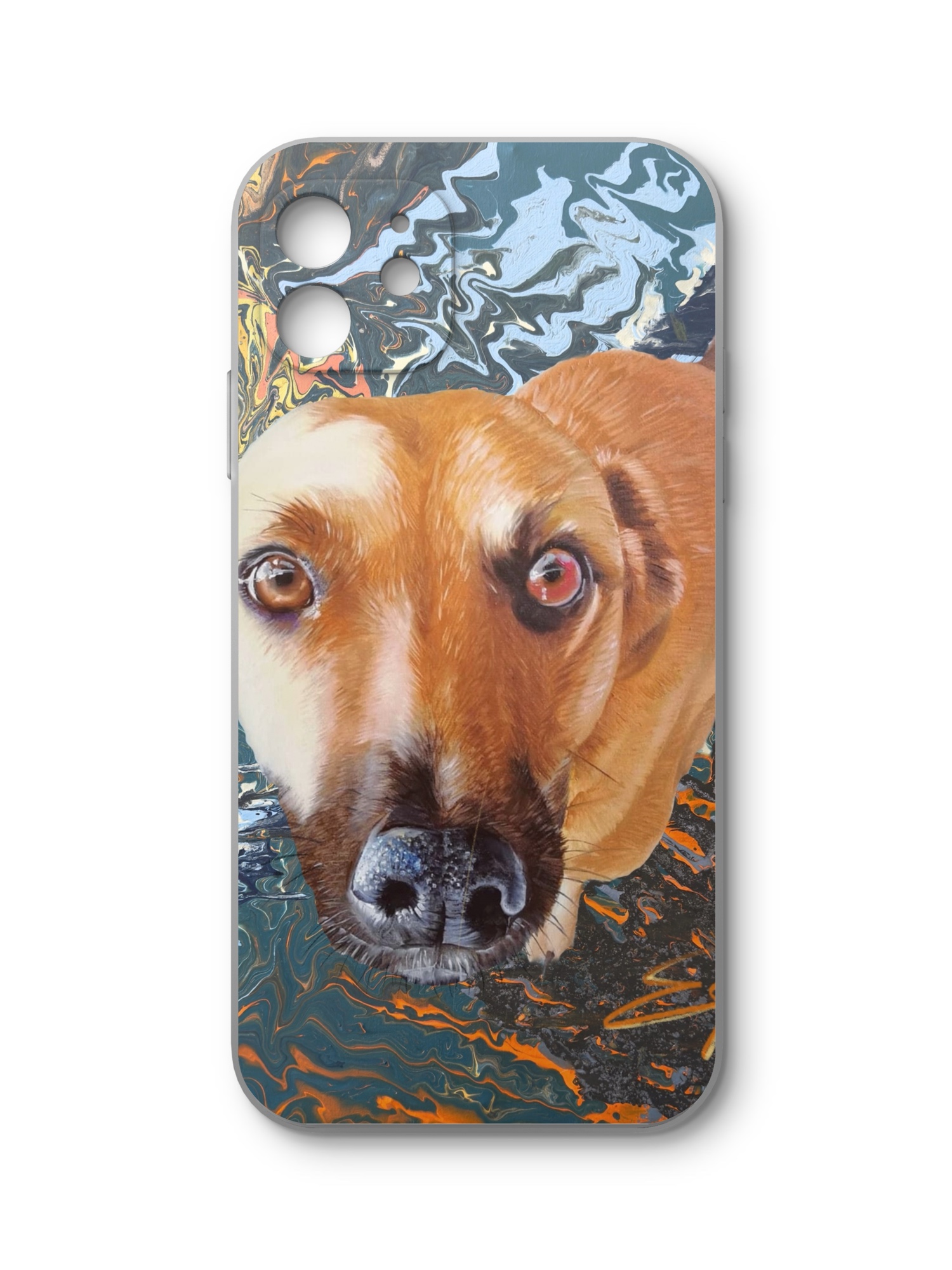 Phone Case with pet portrait