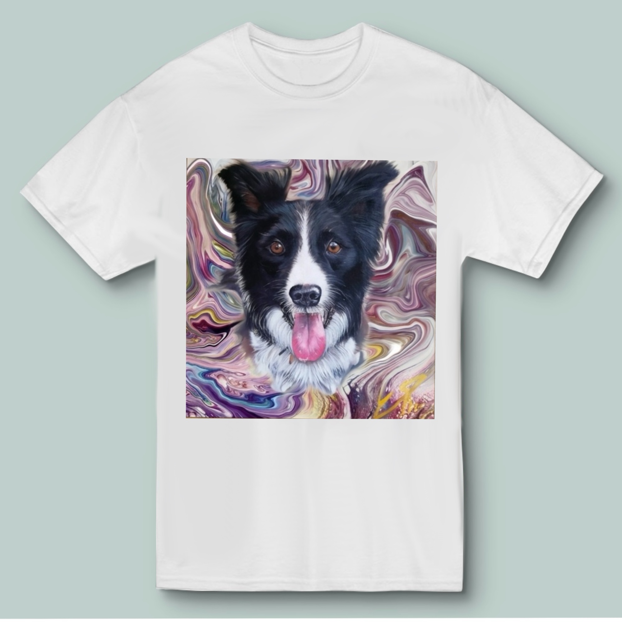 T-Shirt with pet portrait